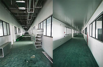 5月14日，志遠(yuǎn)凈化工程項(xiàng)目傳回的新鄉(xiāng)市弘力電源電子無塵車間建設(shè)進(jìn)度