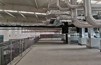 3月3日，湖北省某食品加工廠潔凈廠房凈化工程收尾中