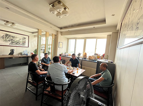 中鐵十七局領導蒞臨考察1-志遠凈化