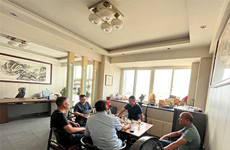 9月9日，中鐵十七局領(lǐng)導(dǎo)蒞臨我司實(shí)地考察交流